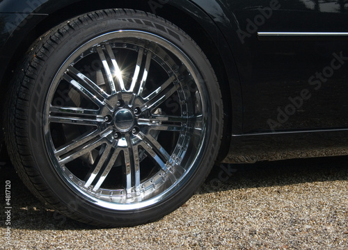 22 inch Chrome split rim custom car wheel