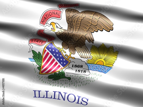 Flag of the state of Illinois