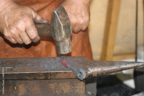 Принти на полотні Black smith at work