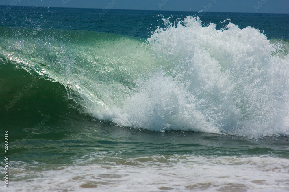 Fototapeta premium Blue Beach wave