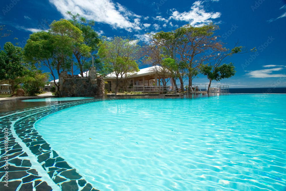 Private resort pool