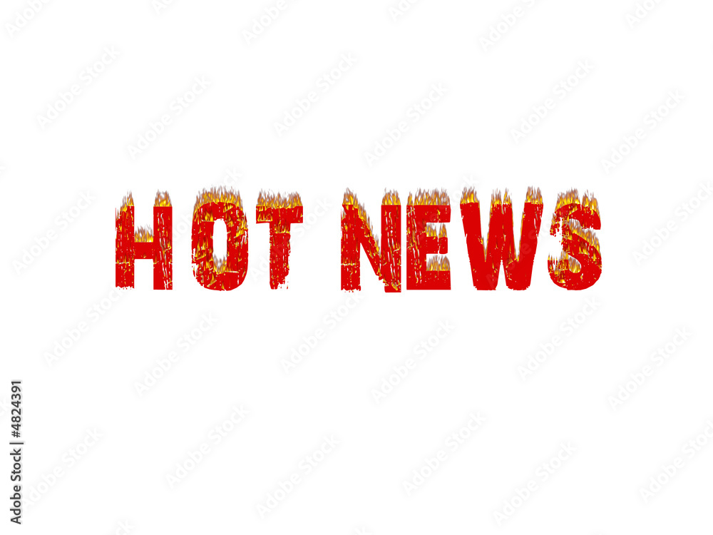 Fototapeta premium Hot news