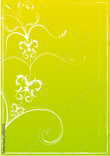 Cartolina floreale d'auguri
