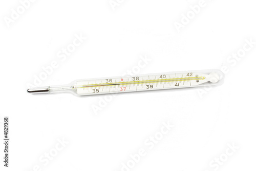 Human body temperature. The medical thermometer.