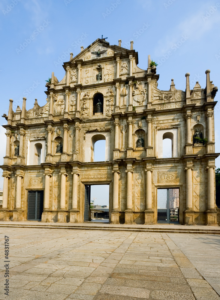 Ruins of Saint Paul's Cathedral in Macau