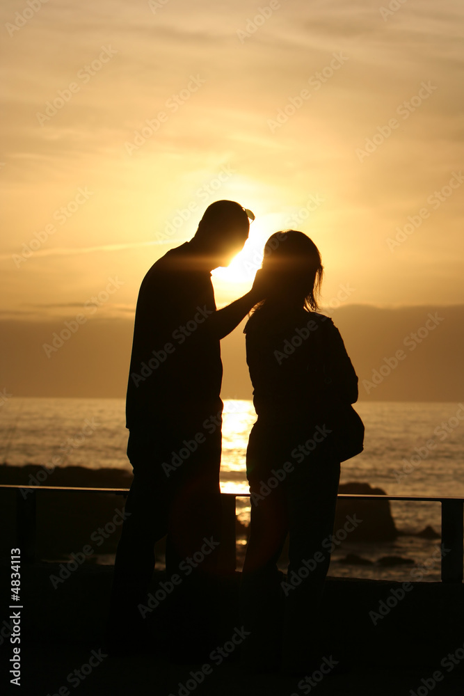 sunset couple
