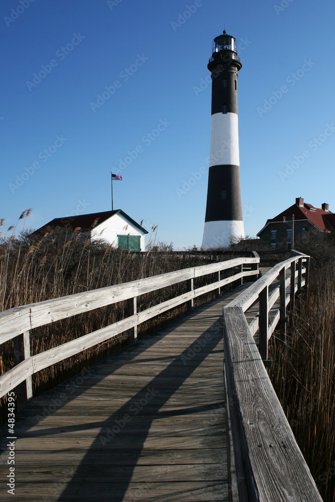 Walkway to Fire Island Lighthouse