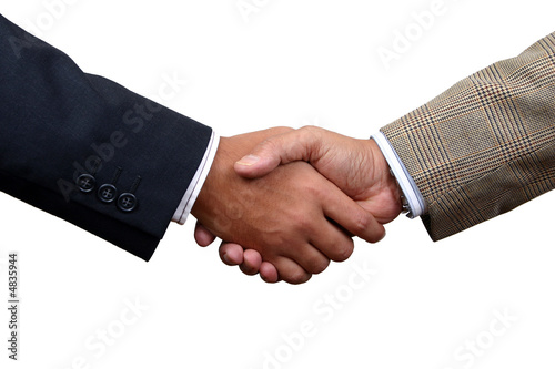 Business handshake with Clipping path
