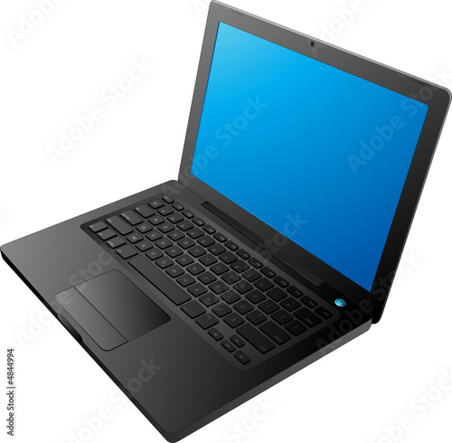 Ordinateur portable vectoriel