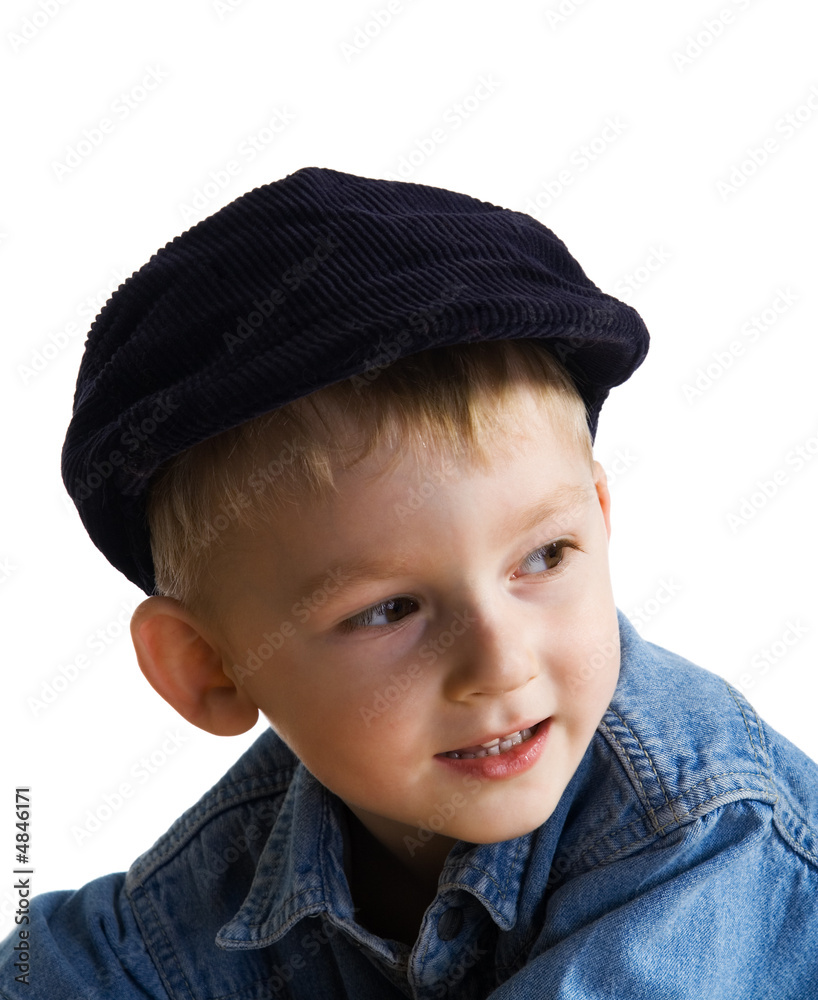 Little boy in a cap Little boy in a cap