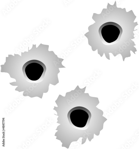 bullet holes vector