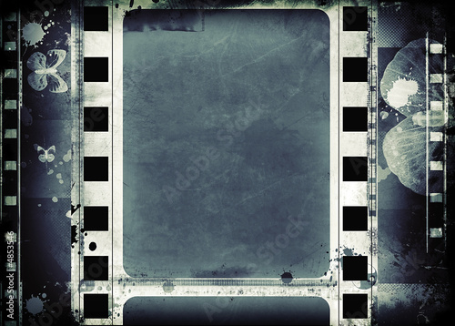 Grunge film frame