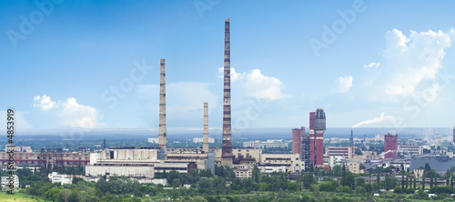 chemical plant panorama