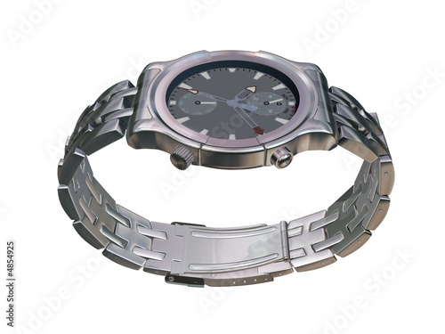 silver watch