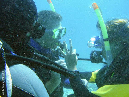 Scuba diving class