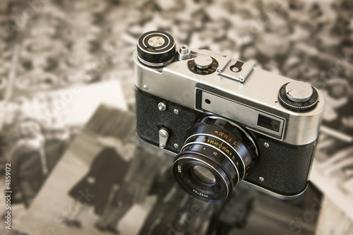 Old vintage camera