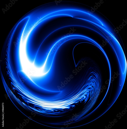 Dance Of Blue Lights, fractal 02y8b