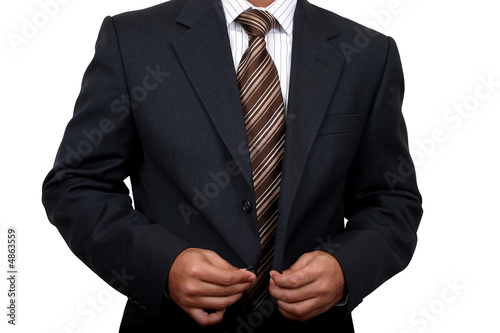 Business man (1) with clipping path