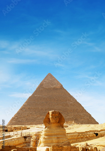 sphinx front - egypt #4867507