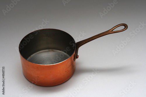 Ancienne casserole en cuivre