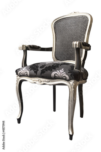 chaise dorée photo