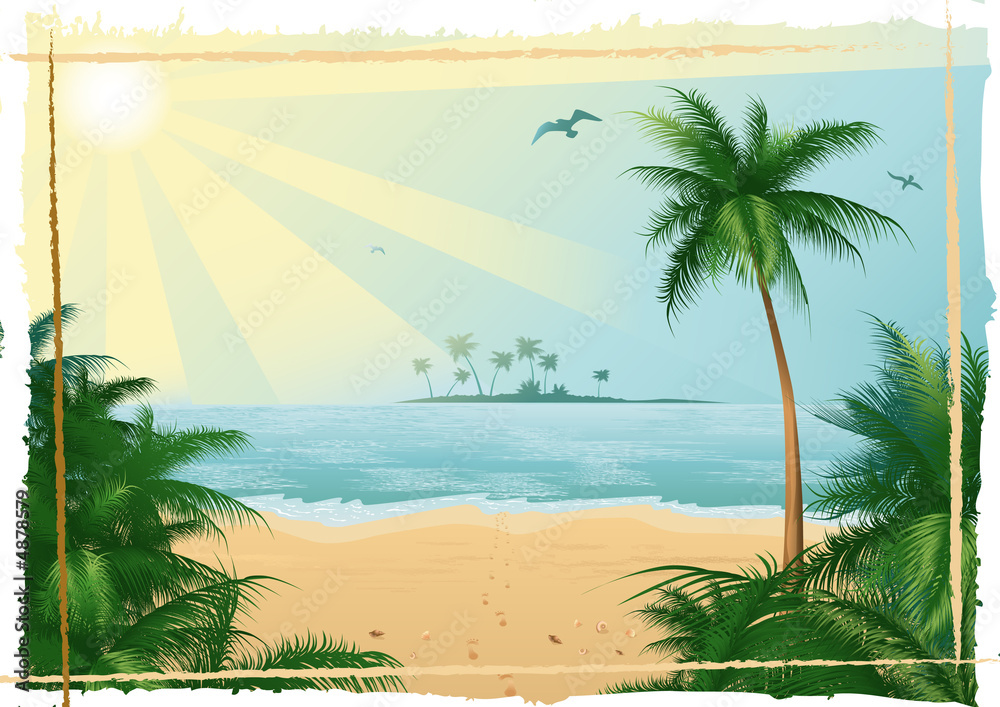Obraz premium Tropical beach