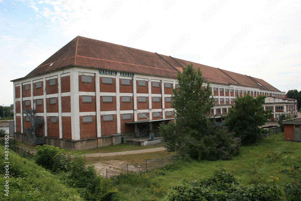 Port autonome de Strasbourg - magasin Vauban (Alsace) Stock Photo | Adobe  Stock