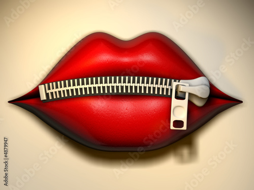 Lips zipper 2