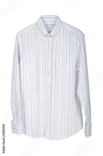 Man's striped shirt