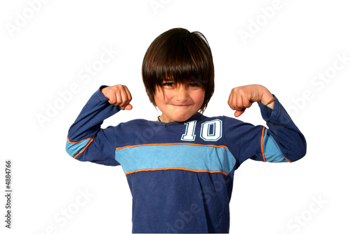 Boxender Junge