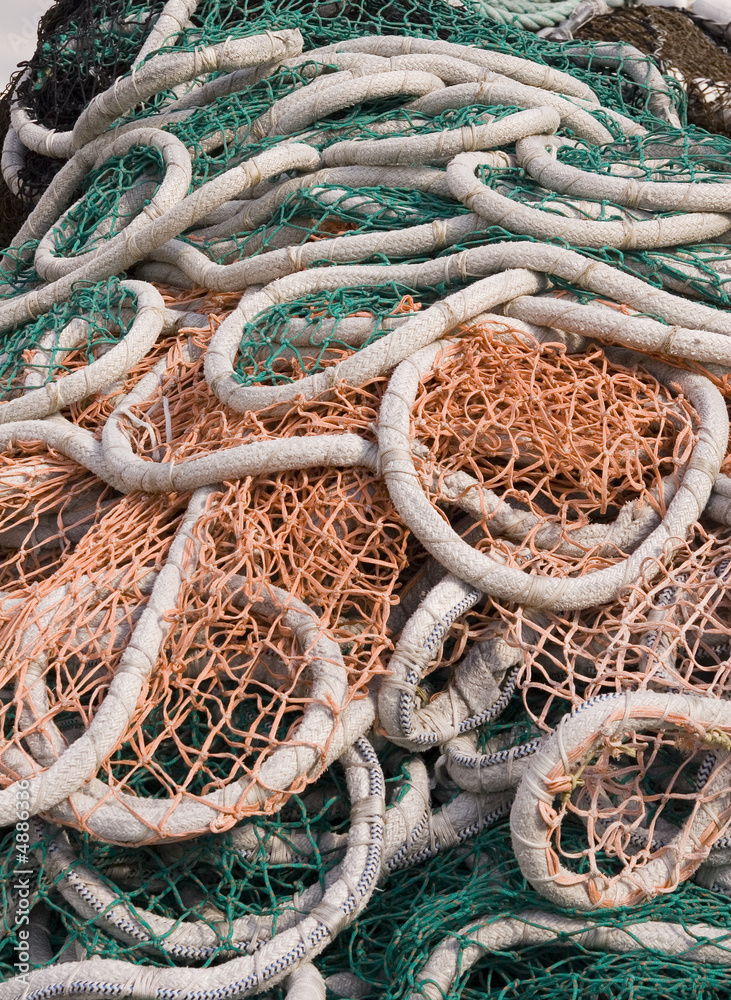 Pile of Fishing Nets