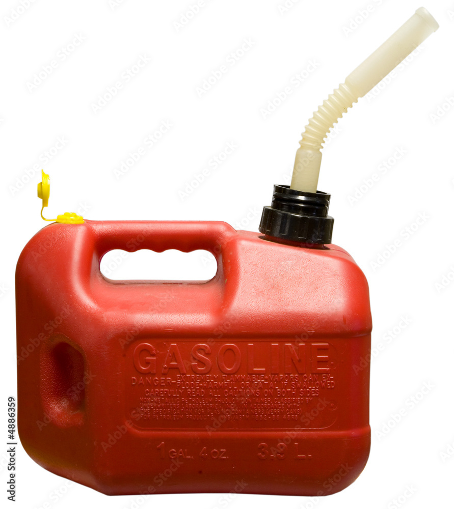 Red One Gallon Gasoline Container with Spout Red One Gallon Gasoline Container with Spout