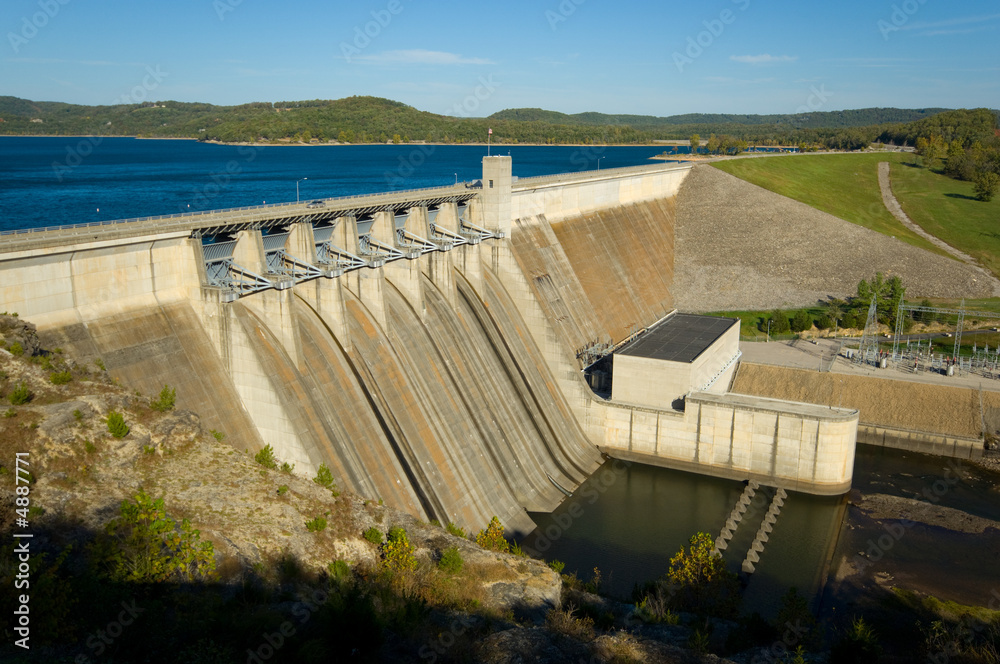 Energy Dam at a lake