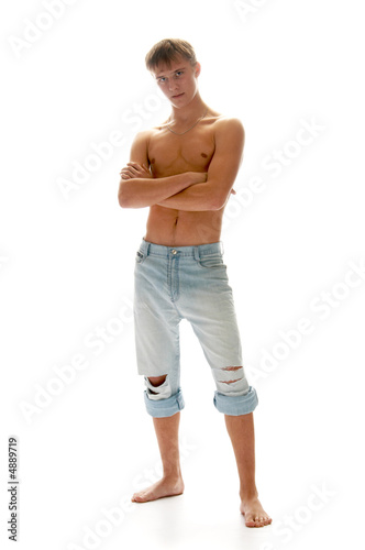 lad in jeans