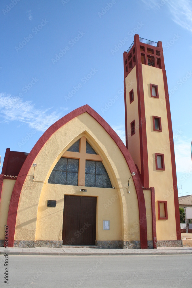 Modern Spanish church