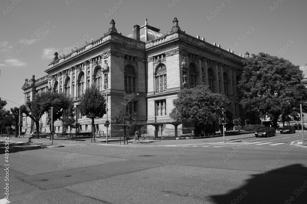 Obraz premium Strasbourg - Bibliothèque Nationale Universitaire (Alsace) 