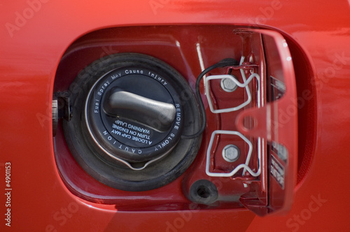 Automobile gas cap photo