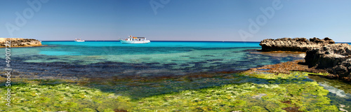 Ocean and the boats