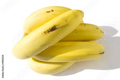 Bunch of bananas with white background 1