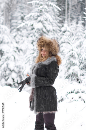 Girl in winter © Dreef