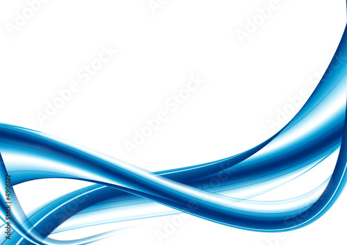 vague bleu abstract
