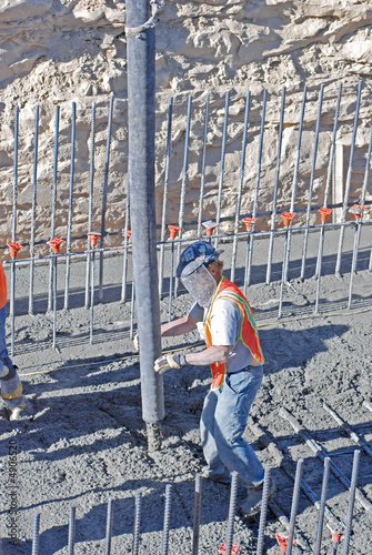 pumping concrete