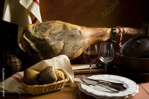 Fototapeta Naklejka Na Ścianę i Meble -  Jambon