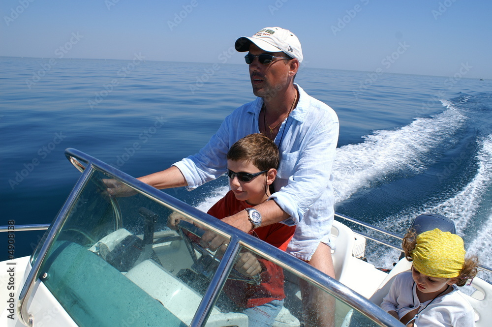 Le bateau en famille