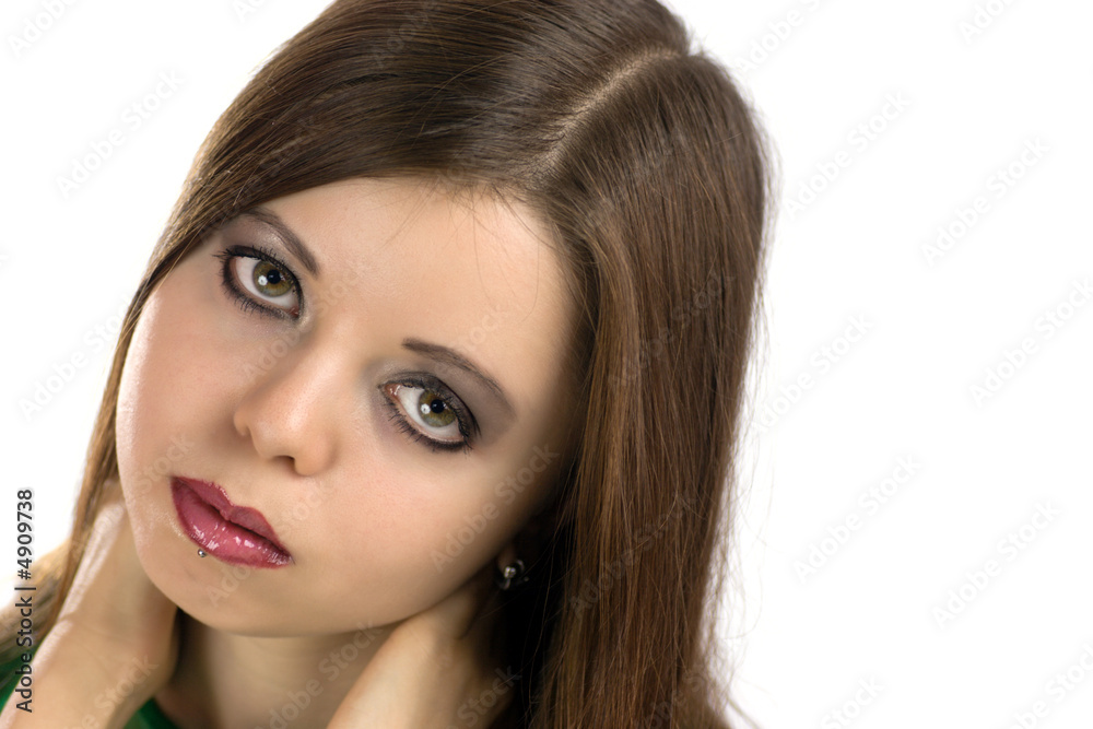 Portrait of sad beautiful woman Portrait of sad beautiful woman