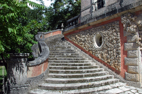 Garden Staircase in Old Miami Estate photo