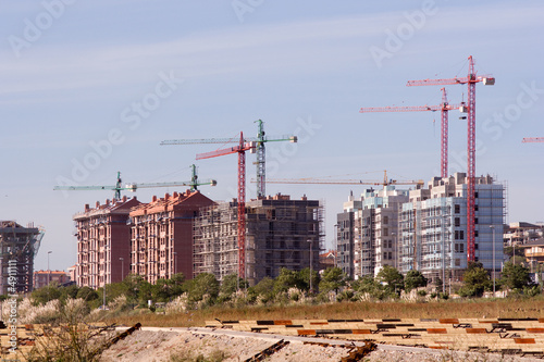 edificios en construcción , Santander, Spain