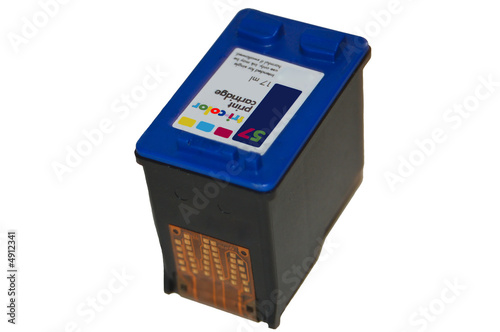 Isolated Color Print Cartridge