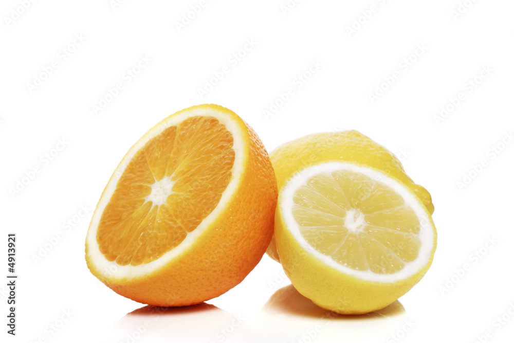 orange and lemons