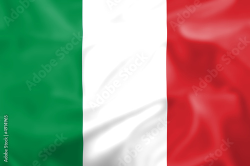 Silk effect Italian flag